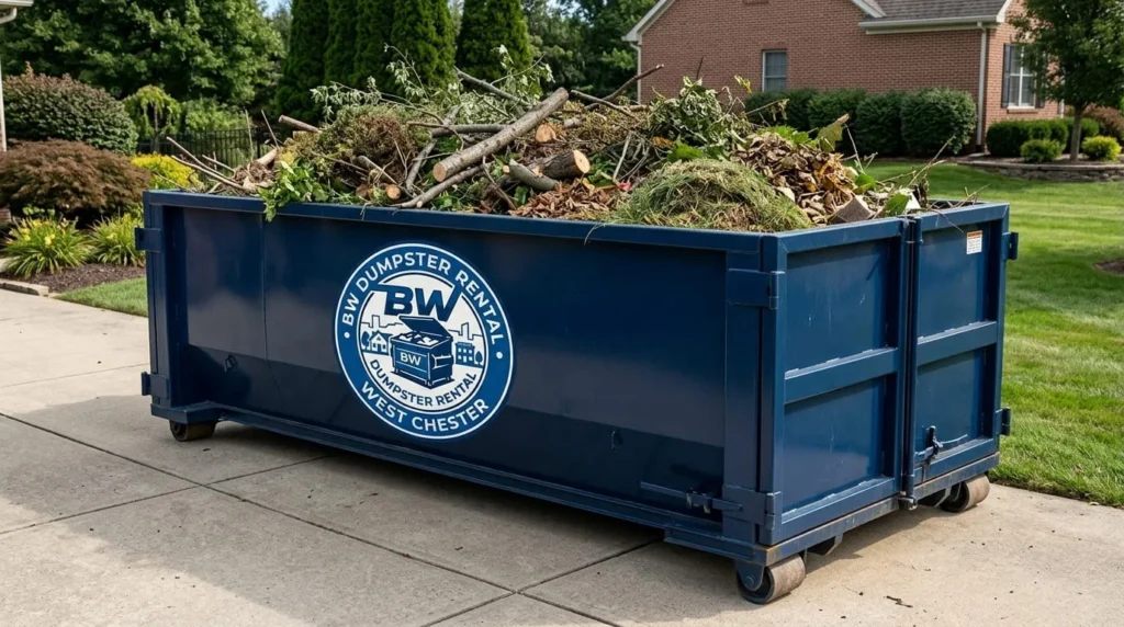 Yard Waste Dumpster Rental West Chester